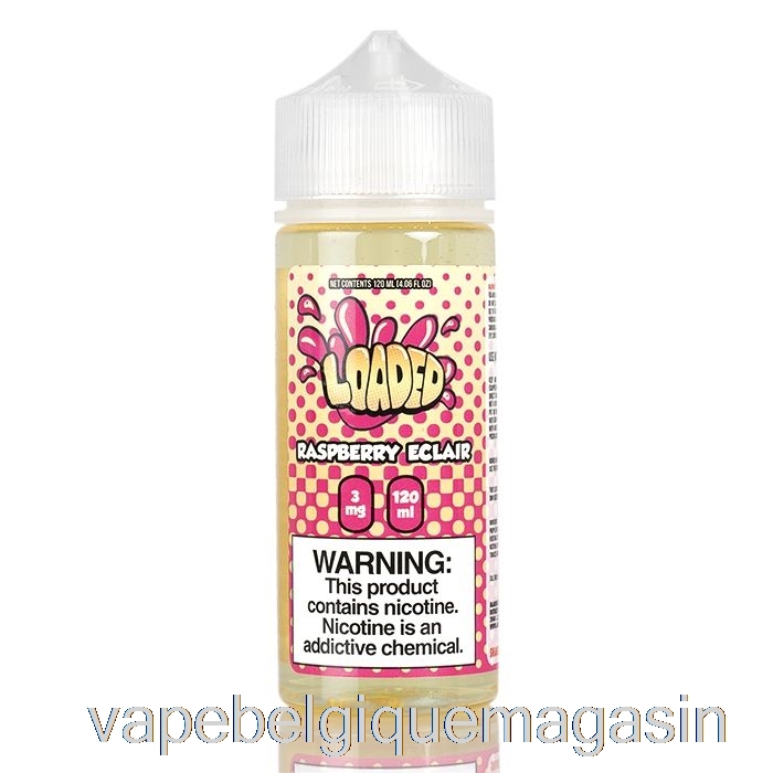 Vape Jetable Framboise éclair - E-liquide Chargé - Vapeurs Impitoyables - 120ml 3mg